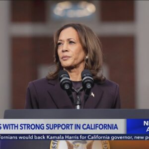 Many Californians would back Kamala Harris for California governor, new poll suggests