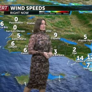 Fire weather concerns Monday tracking a strong Santa Ana wind event Wednesday