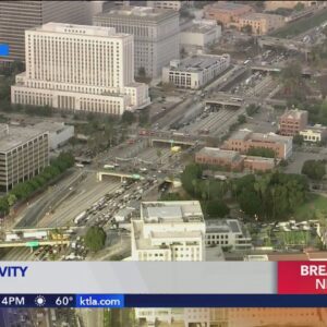 ‘Behavioral emergency’ closes 101 Fwy through downtown Los Angeles