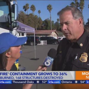 'We're doing the best we can to hit on all fronts': VCFD provides update on Mountain Fire