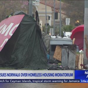 California sues SoCal city over homeless shelter ban