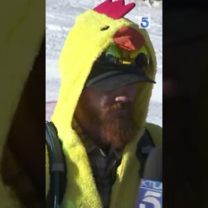 'Chase the Chicken' hits the slopes at Snow Summit on opening day