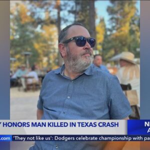 Community honors SoCal man killed in crash while protecting his family