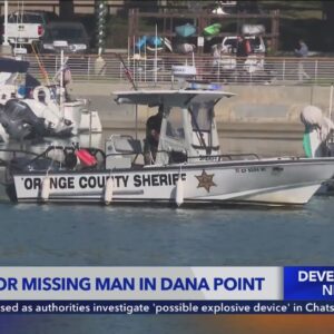 Divers hit the water in search of man last seen at Dana Point Harbor