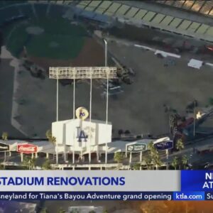 Dodger Stadium undergoing rennovations