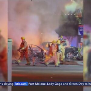 Driver killed in fiery crash after hitting pole in Redondo Beach