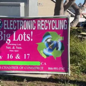 Electronic Recycling truck visits Port Hueneme