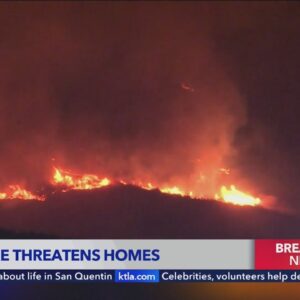 Evacuation warning issued for Canyon Crest Fire in Riverside County