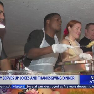 Laugh Factory serves up laughs and Thanksgiving meals for annual celebration