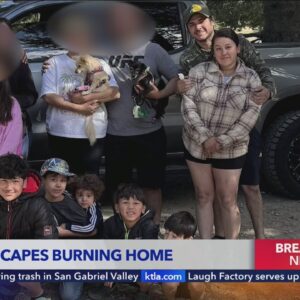 Family escapes burning home in Colton; mom, 2 kids critical