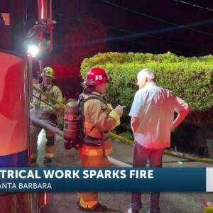 Firefighters respond to structure fire in Mission Canyon