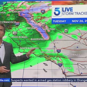 Here’s how much rain SoCal could see this weekend