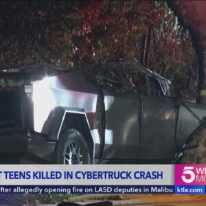 3 teens identified as victims of violent Northern California Tesla Cybertruck crash