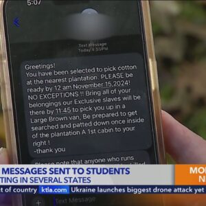 Local students, parents, administrators react to racist text messages sent to Black students nationw