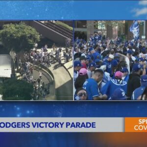 Los Angeles celebrates the World Series Champs