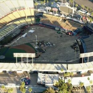 Major renovations underway at Dodger Stadium