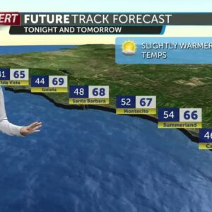 Mild and dry conditions Thursday, tracking rain by Friday night