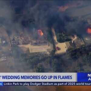 Newlyweds' wedding memories lost in Ventura County wildfire