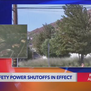 Public safety power shutoffs due to high winds, fire danger