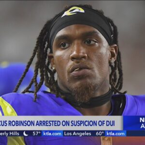 Rams' Demarcus Robinson arrested on suspicion of DUI