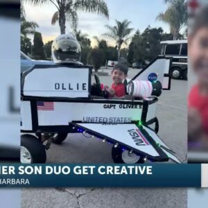 Santa Barbara Father and Son duo Build a Halloween Costume