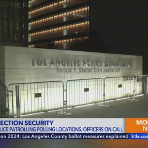 Security stepped up at California polling places