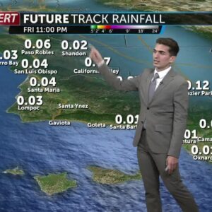 Slight warming Wednesday, tracking Friday rain