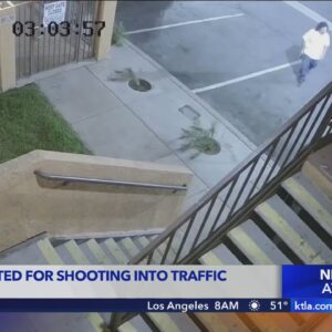 SoCal man arrested for shooting into traffic