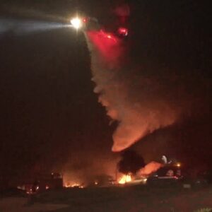 Some homeowners evacuate as they watch their neighbors home burn