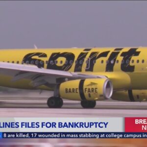 Spirit Airlines files for bankruptcy as financial losses grow