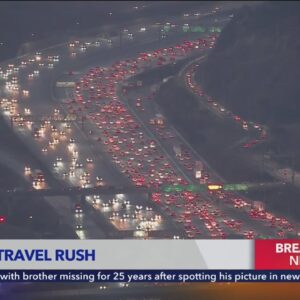 Travel rush begins across Southern California for Thanksgiving weekend