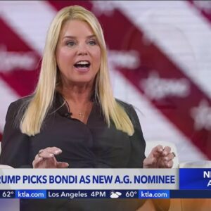 Trump nominates Pam Bondi as new attorney general