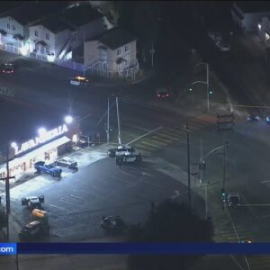 Two officers shot, hospitalized after South L.A. robbery