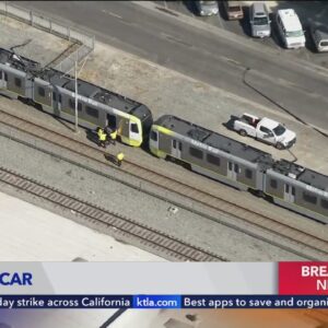 Vehicle collides with Metro train in South Los Angeles