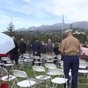 Veterans Day Ceremony at Santa Barbara Cemetery