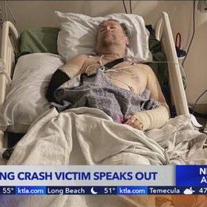 Victim in Beverly Hills carjacking crash speaks out