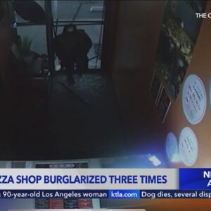 Walnut pizza shop burglarized 3 times