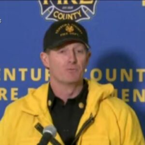 WATCH LIVE: Ventura County FD Press Conference on Mountain Fire