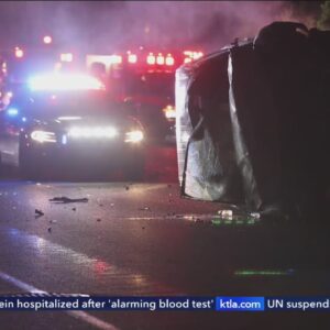 1 killed when pursuit ends in violent rollover crash in Fountain Valley