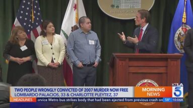 Man, woman released after 17 years due to ‘wrongful conviction’ in East L.A. murder