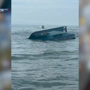 All crew members rescued after 65-foot fishing vessel capsized just off Ventura Harbor