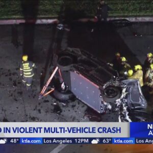 1 killed, 2 injured in multi-car crash in Sawtelle