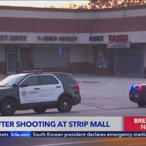 2 dead after shooting at strip mall in Compton 