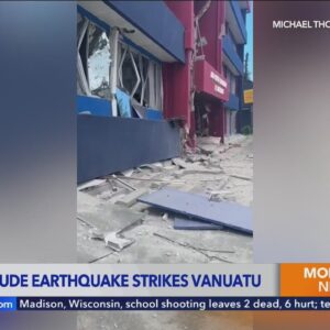 7.3 magnitude earthquake damages island nation of Vanuatu