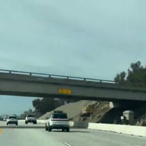 A new lane opens northbound on Highway 101 in Carpinteria