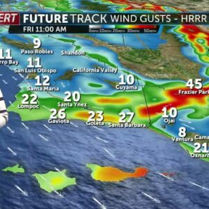 Wet weather arrives in Northern communities, gusty winds impact the coastline