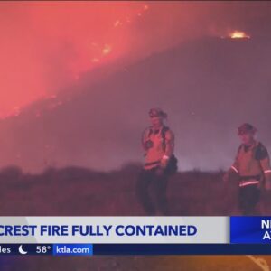 Canyon Crest fire in Riverside County full contained