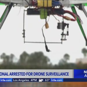 Chinese national arrest for drone surveillance