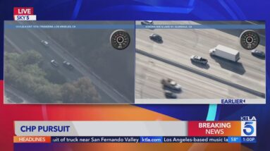 CHP pursues suspected car thief through L.A. County