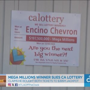 Mega Millions jackpot winner claims he bought both winning tickets. Does he have a case?